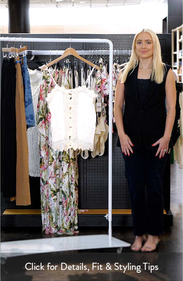 Embroidered Lace Camisole, sales video thumbnail