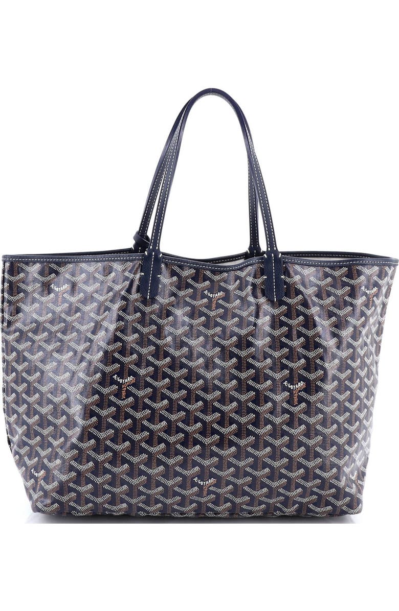 Pre-Owned Goyard Saint Louis Tote Coated Canvas PM, Alternate, color, Blue