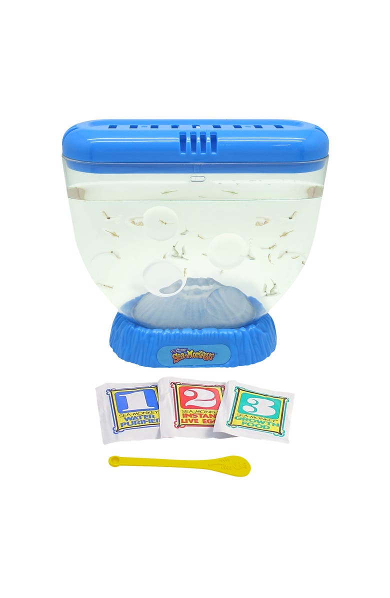 Schylling Seamonkey Ocean Volcano Instant Pets W/ Tank, Main, color, Multicolored