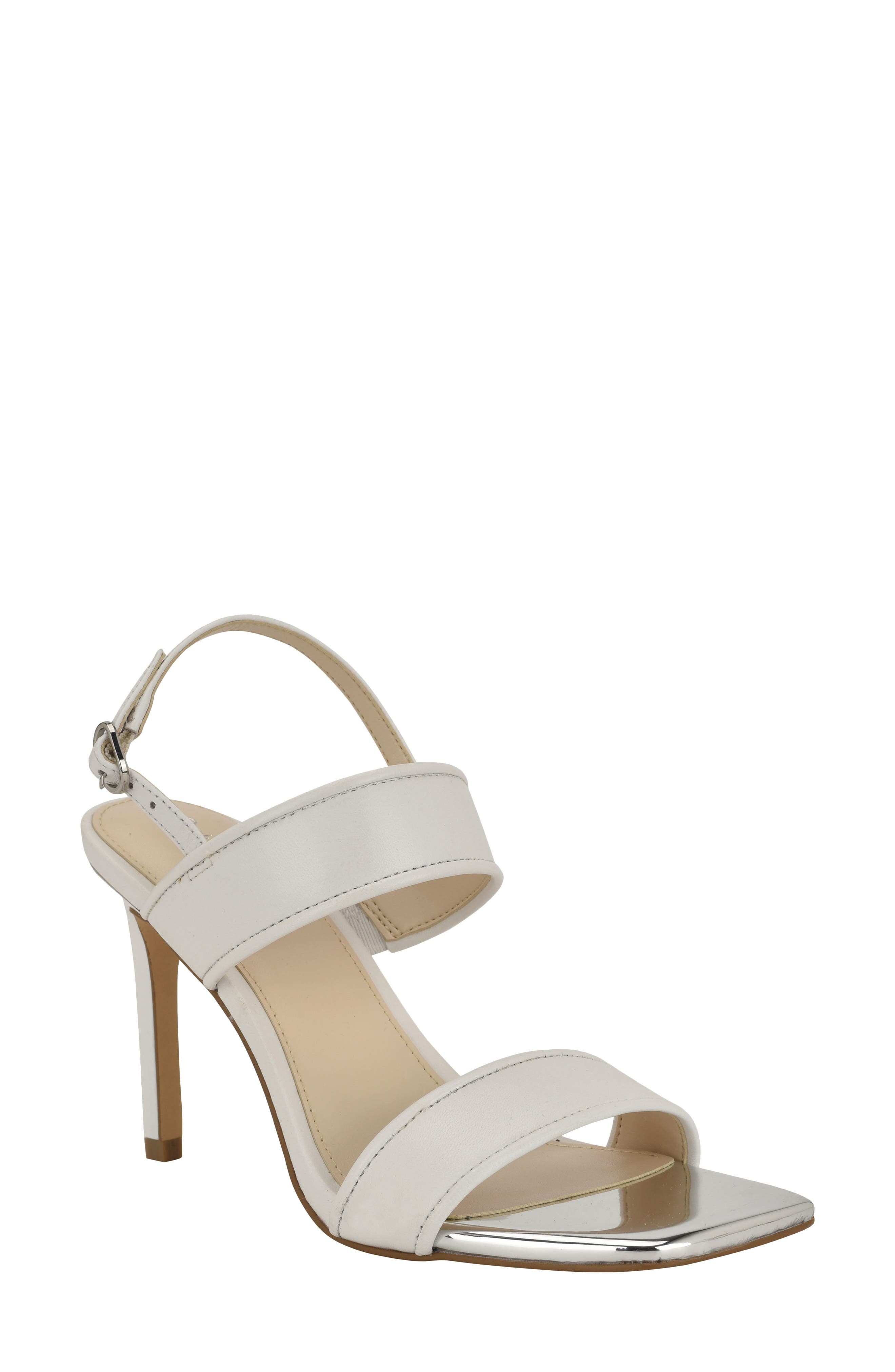Calvin Klein Amour Slingback Sandal, Main, color, White