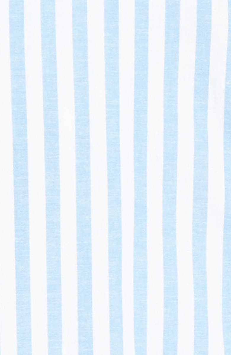 Tommy Hilfiger Regular Fit Stripe Cotton & Linen Button-Down Shirt, Alternate, color, 