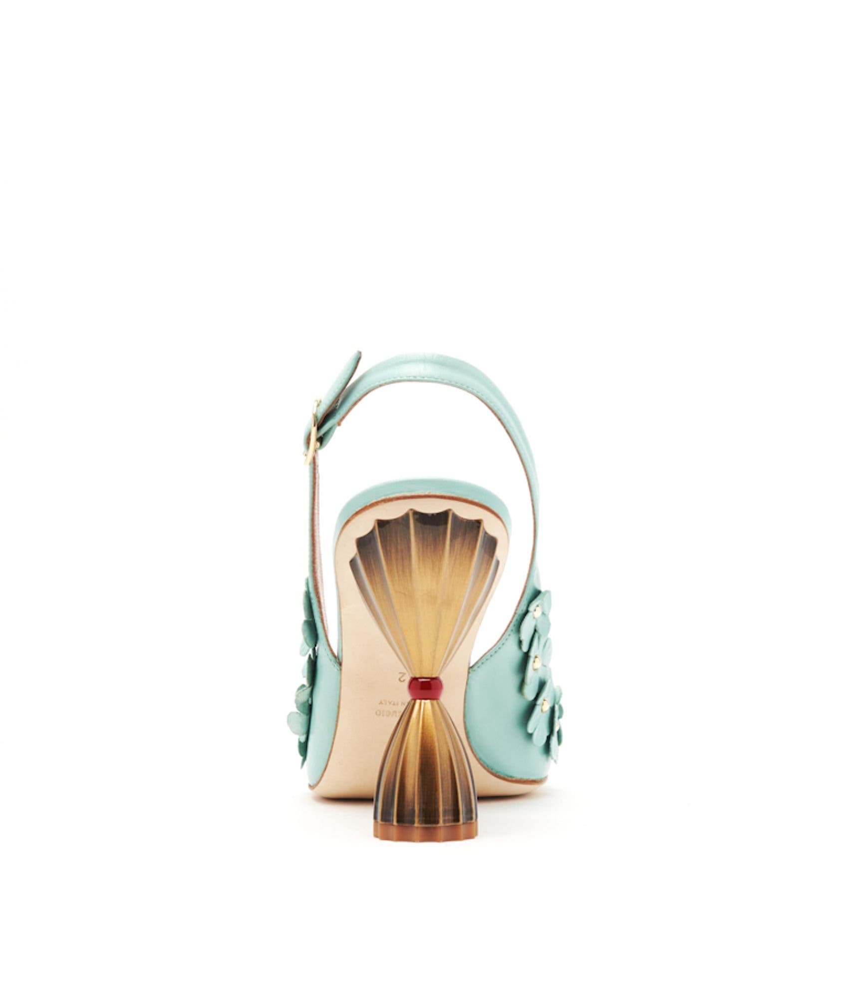 Flore Slingback, Alternate, color, AquaVerde