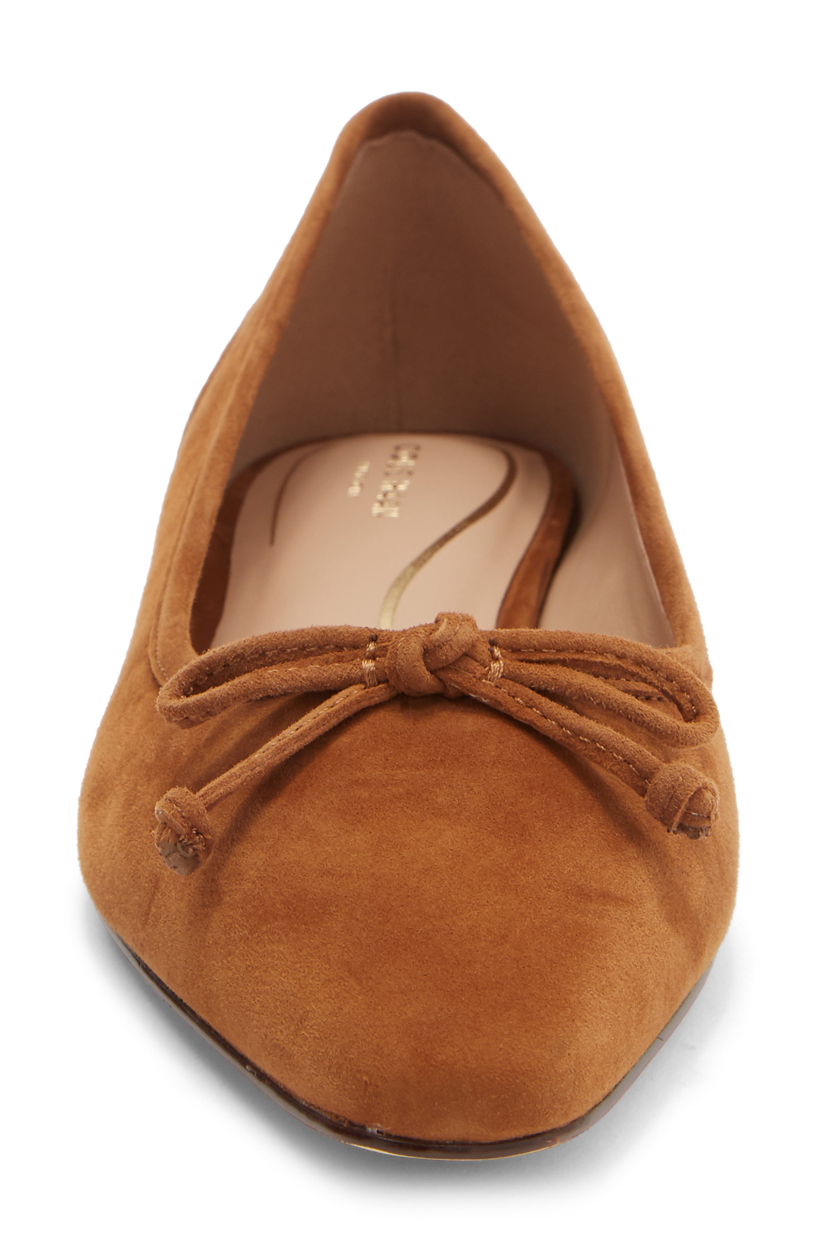 Cole Haan Paget Ballet Flat, Alternate, color, Tobacco Suede