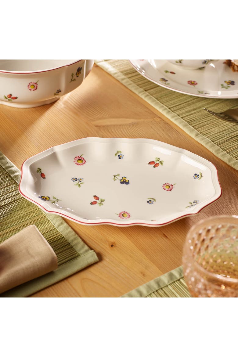 Petite Fleur Pickle Dish, Alternate, color, None