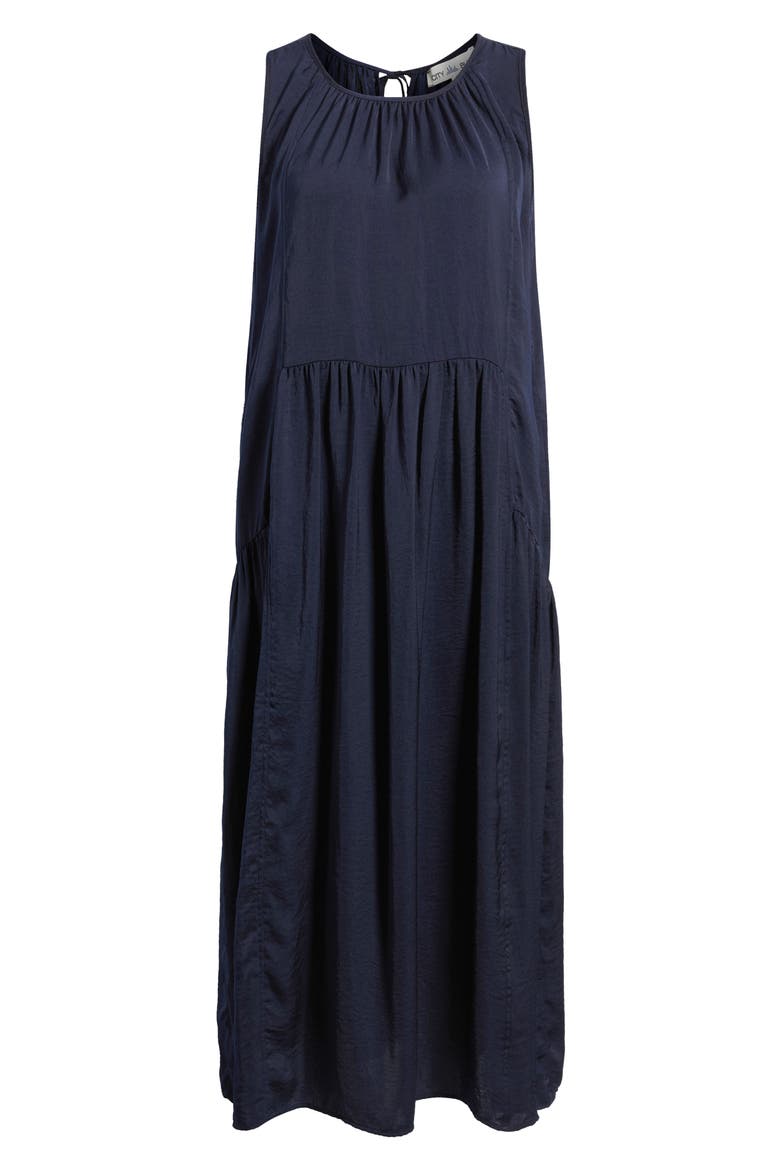 Sleeveless Maxi Dress, Alternate, color, NAVY