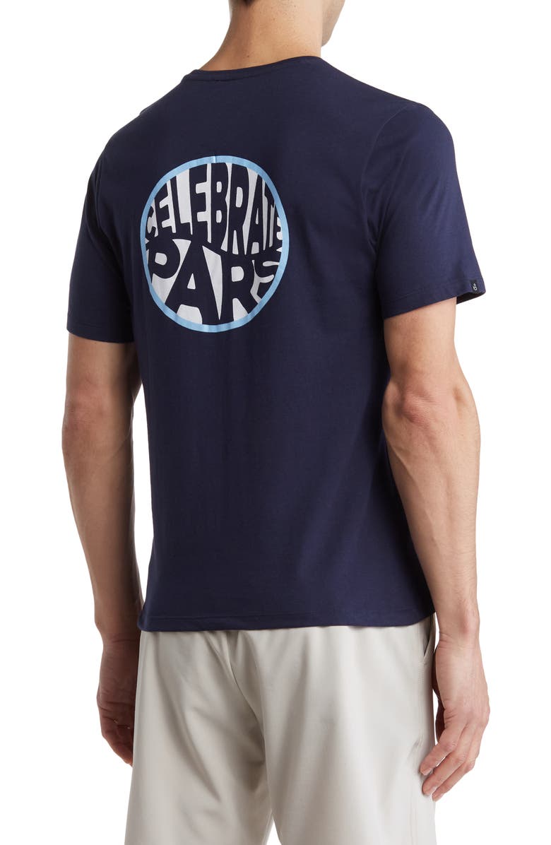 Swannies Celebrate Pars Golf T-Shirt, Alternate, color, Navy