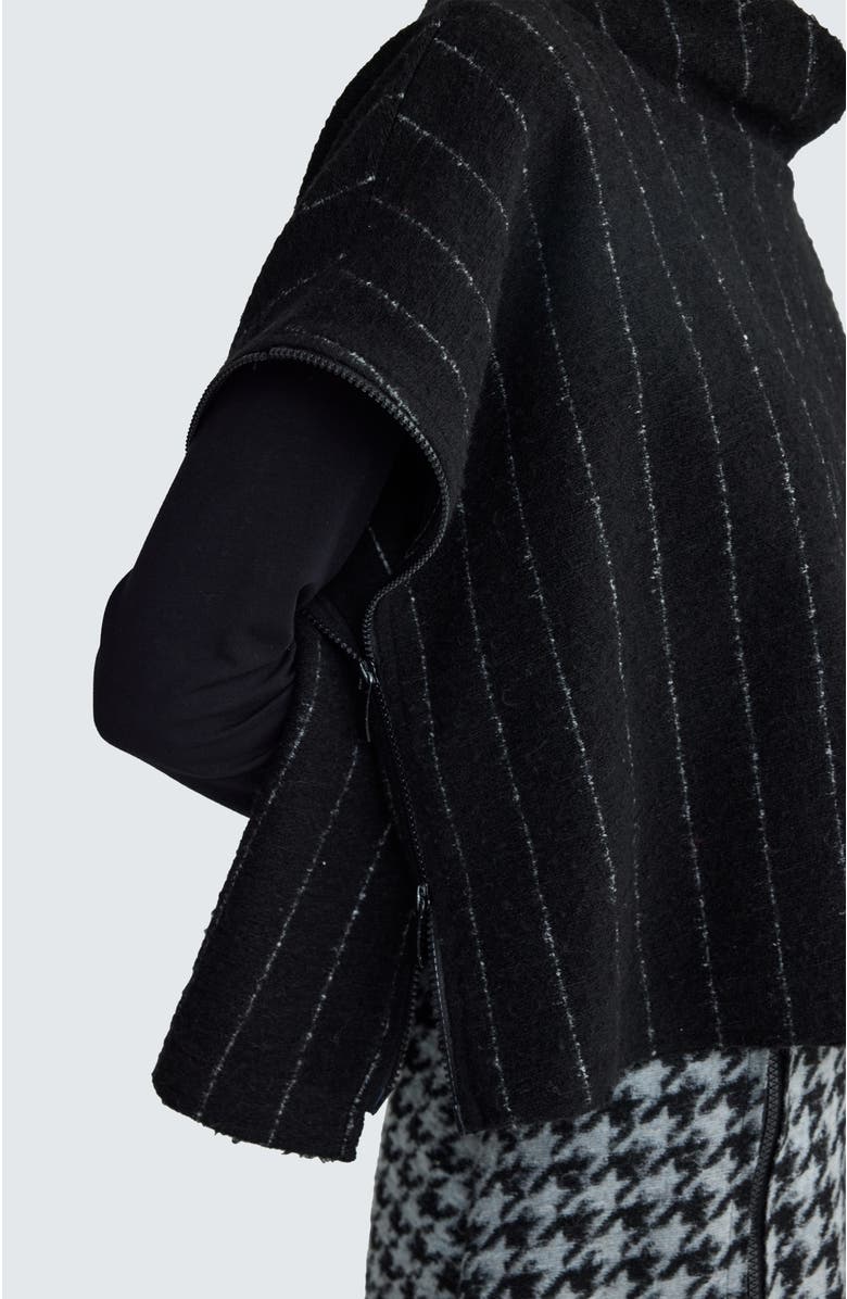 LUUKAA Elara Wool-Felt Pullover, Alternate, color, Monochrome Black