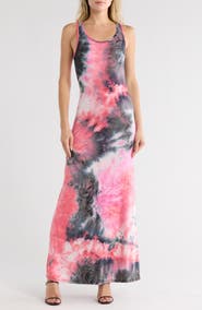 GO COUTURE Washed Tank Maxi Dress