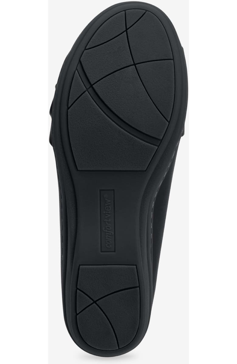 Comfortview The Pamela Slip On Flat, Alternate, color, Black