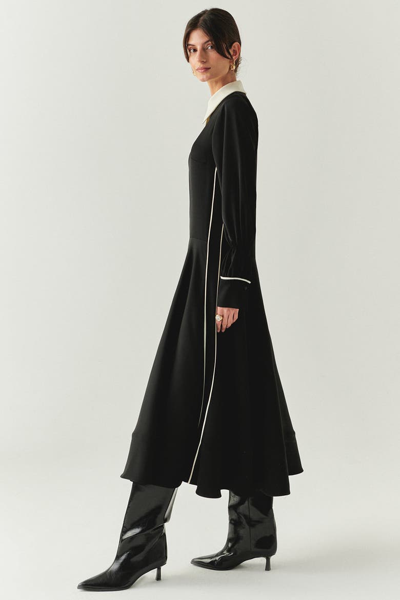 Journi Maxi Dress, Alternate, color, BLACK