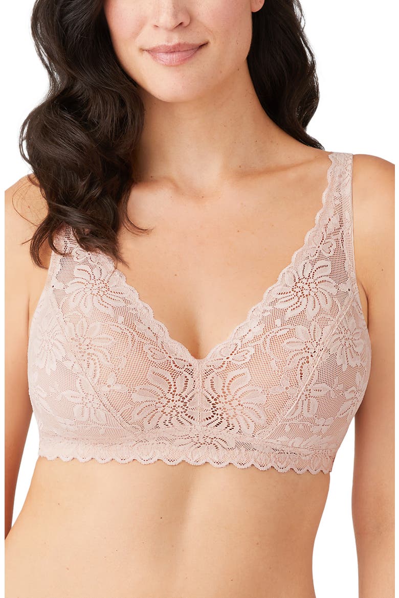 Soft Sense Bralette, Main, color, ROSE DUST
