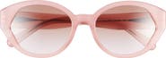 COACH 55mm Gradient Oval Sunglasses