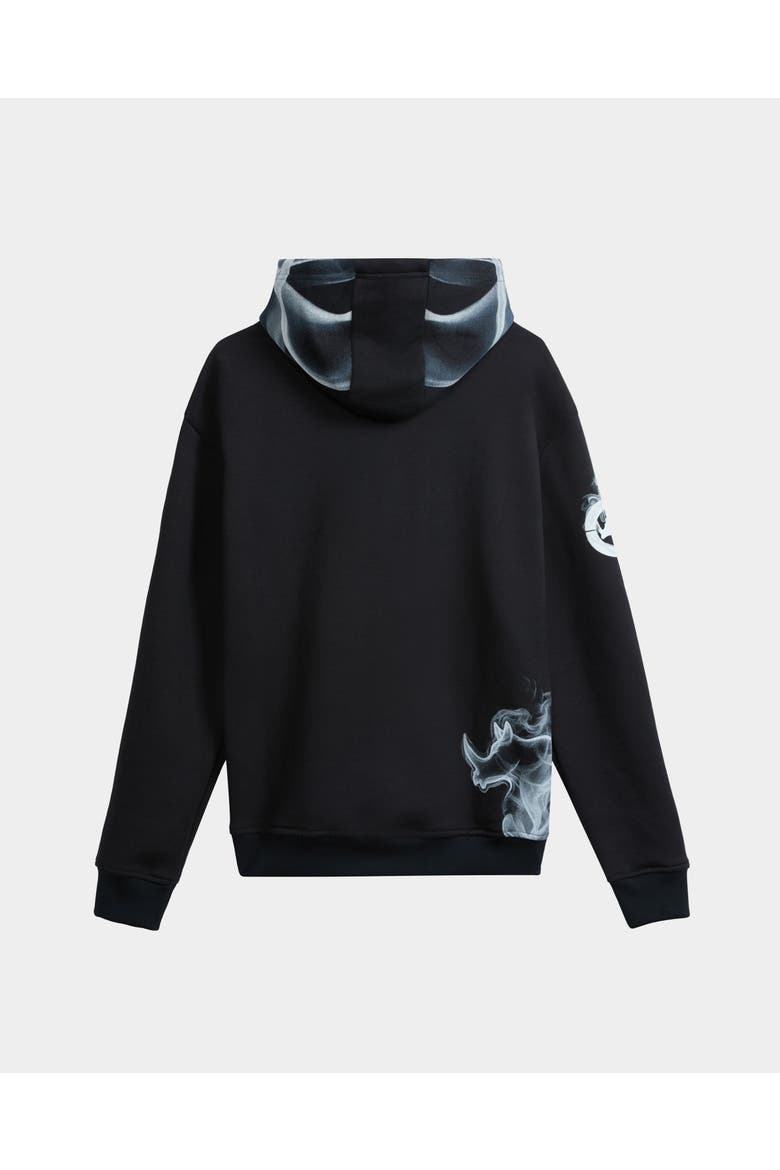 Blowing Smoke Hoodie, Alternate, color, Black