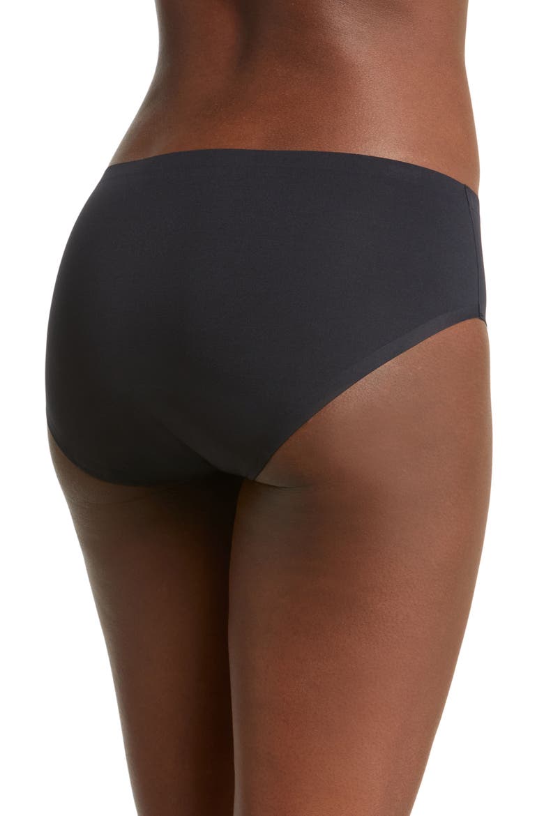 Period & Leakproof Regular Absorbency Seamless Briefs, Alternate, color, VOLCANIC BLACK
