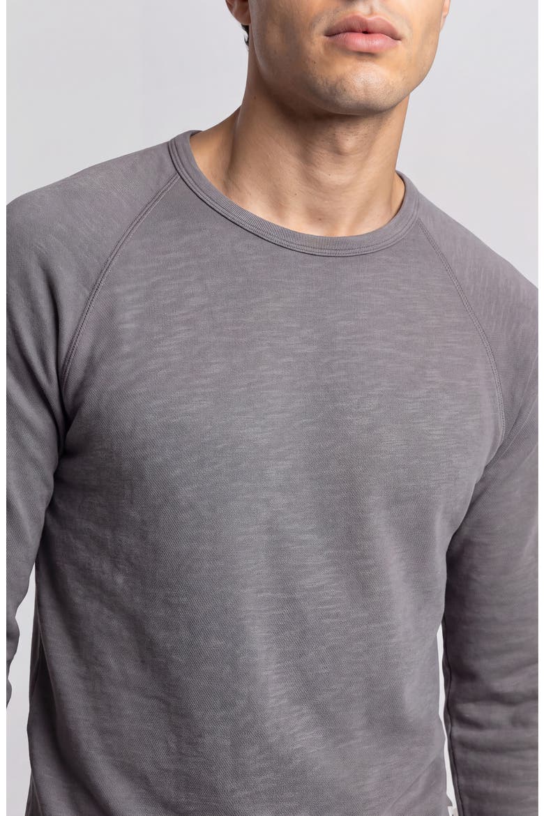 Stonewashed Terry Sweatshirt, Alternate, color, CARBON