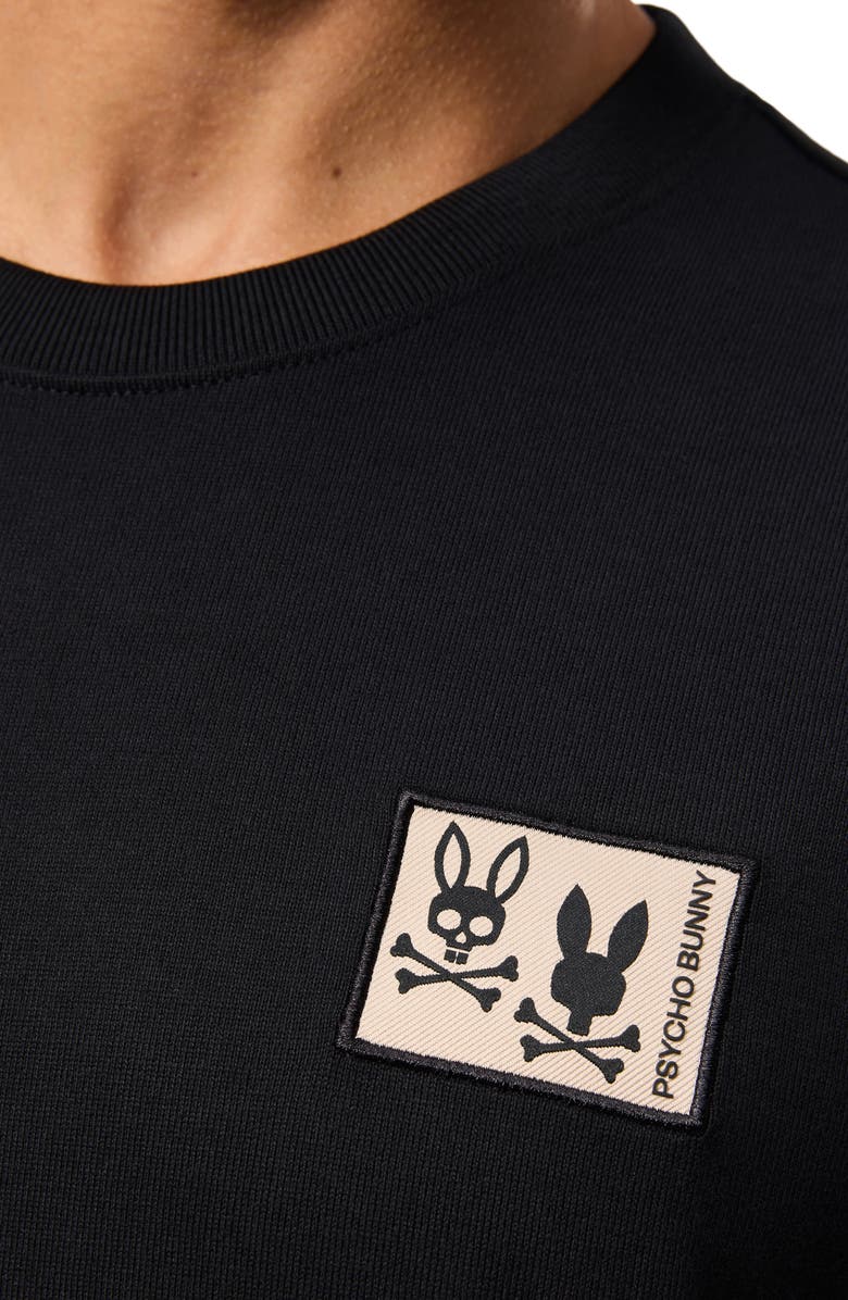 Psycho Bunny Monroe Heavyweight Pima Cotton T-Shirt, Alternate, color, 