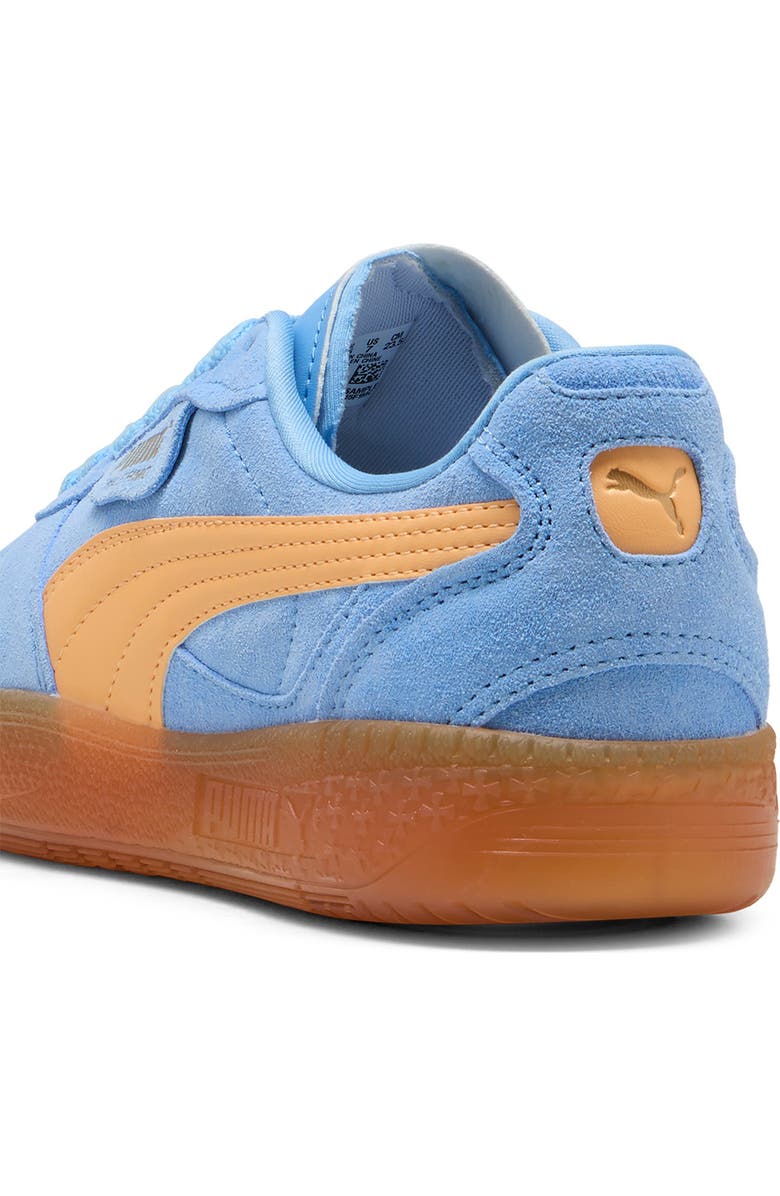 PUMA Palermo Moda Xtra Gum Rubber Sneaker, Alternate, color, Team Light Blue-Almost Apricot