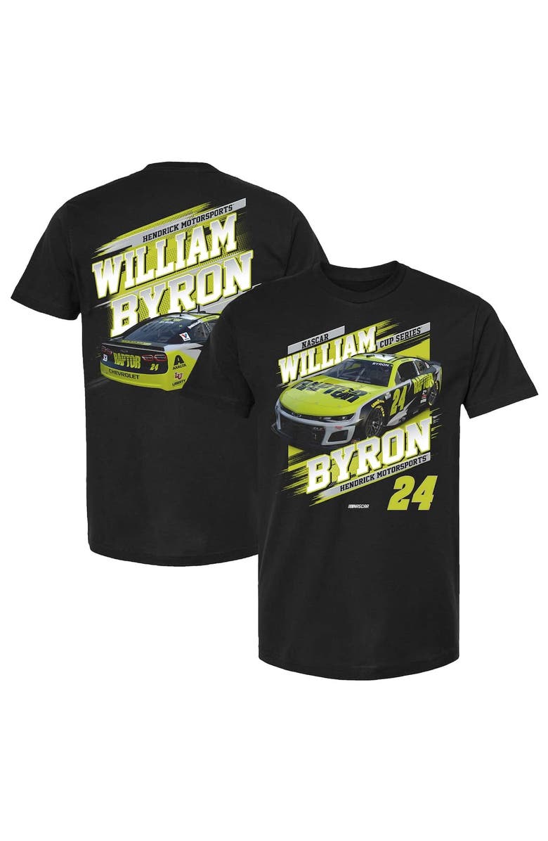 HENDRICK MOTORSPORTS TEAM COLLECTION Men's Hendrick Motorsports Team Collection Black William Byron Raptor Car T-Shirt, Alternate, color, Black
