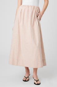 French Connection Gingham Maxi Skirt