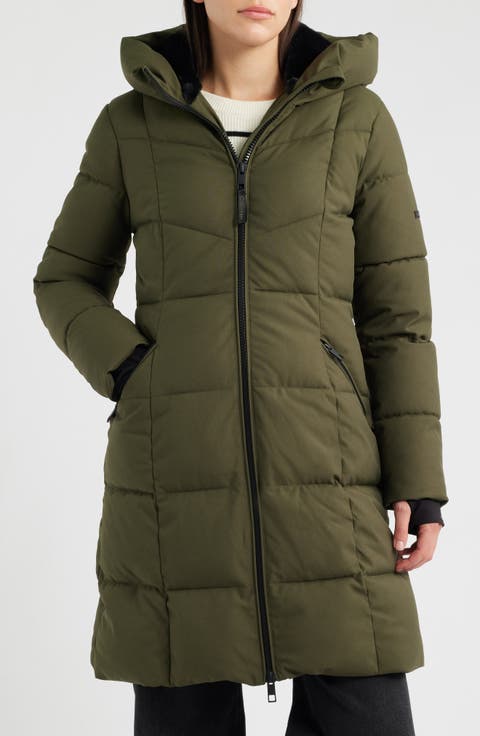 Oxford Long Puffer Coat
