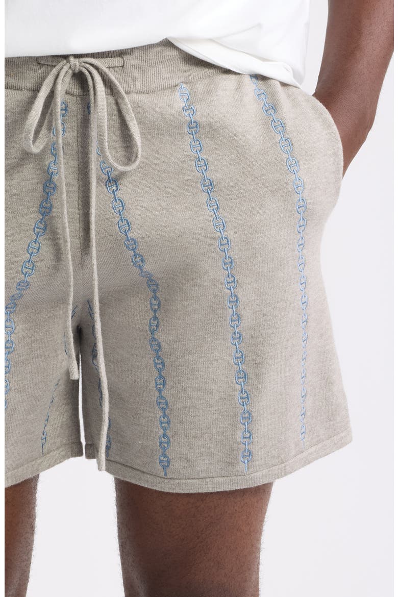 Rode Stripe Shorts, Alternate, color, GRAY