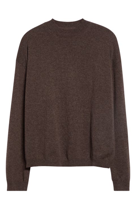 The Boxy Mockneck Cashmere Sweater