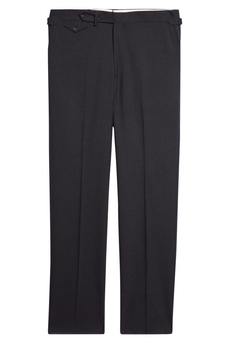 Waverly Single Pleat Tapered Trousers, Alternate, color, DARK NAVY