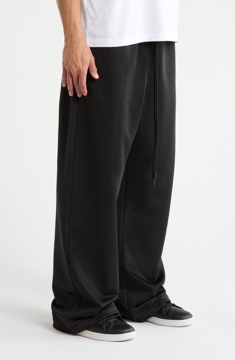 Fear of God Essentials Lounge Core Fleece Wide Leg Sweatpants, Alternate, color, Vintage Black