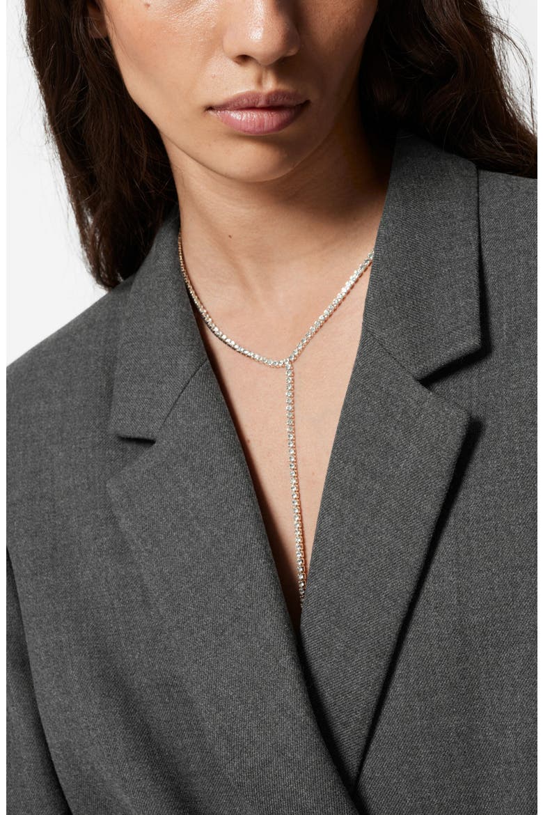 Double Breasted Blazer, Alternate, color, GREY DARK
