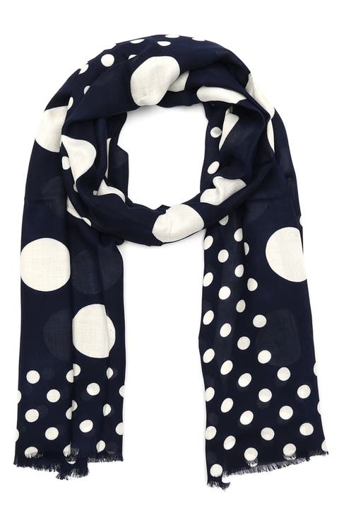 breezy dot oblong scarf