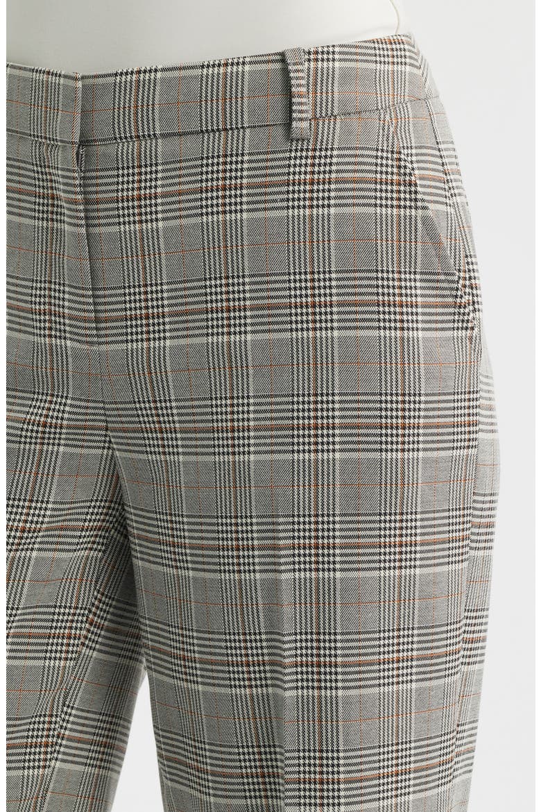 Slash Pocket Straight Leg Pants, Alternate, color, ANNE BLACK/GREY MULTI
