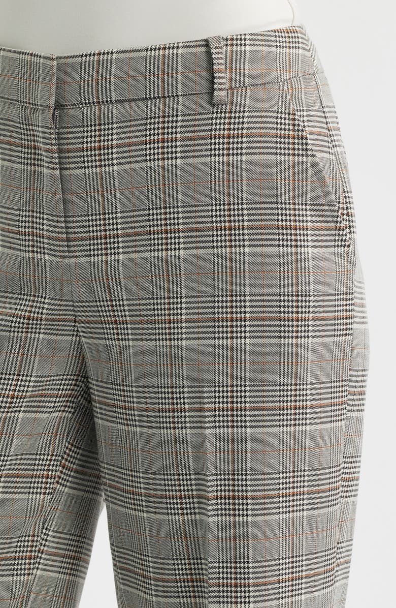 Anne Klein Slash Pocket Straight Leg Pants, Alternate, color, Anne Black/Grey Multi