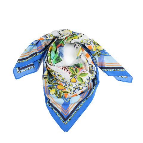 Capri Postcard Square Scarf