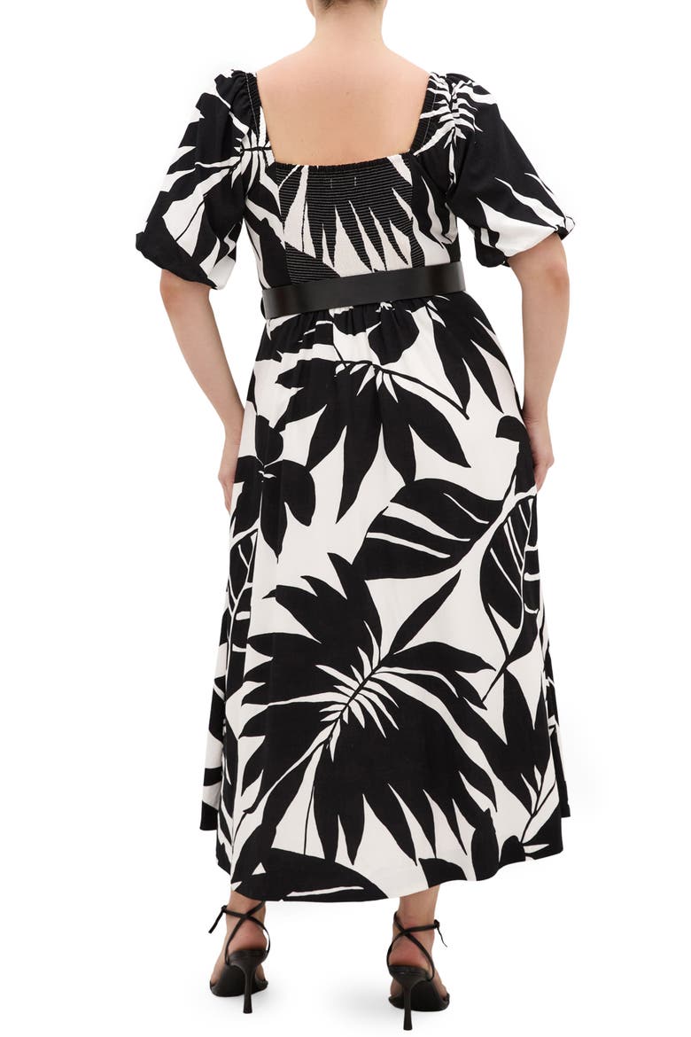 Collins Floral Print Maxi Dress, Alternate, color, ISLAND OASIS