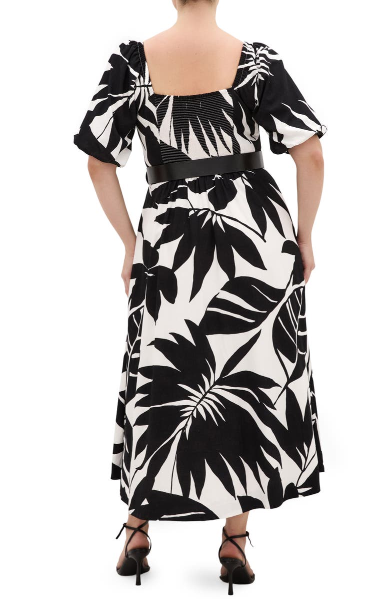 City Chic Collins Floral Print Maxi Dress, Alternate, color, 