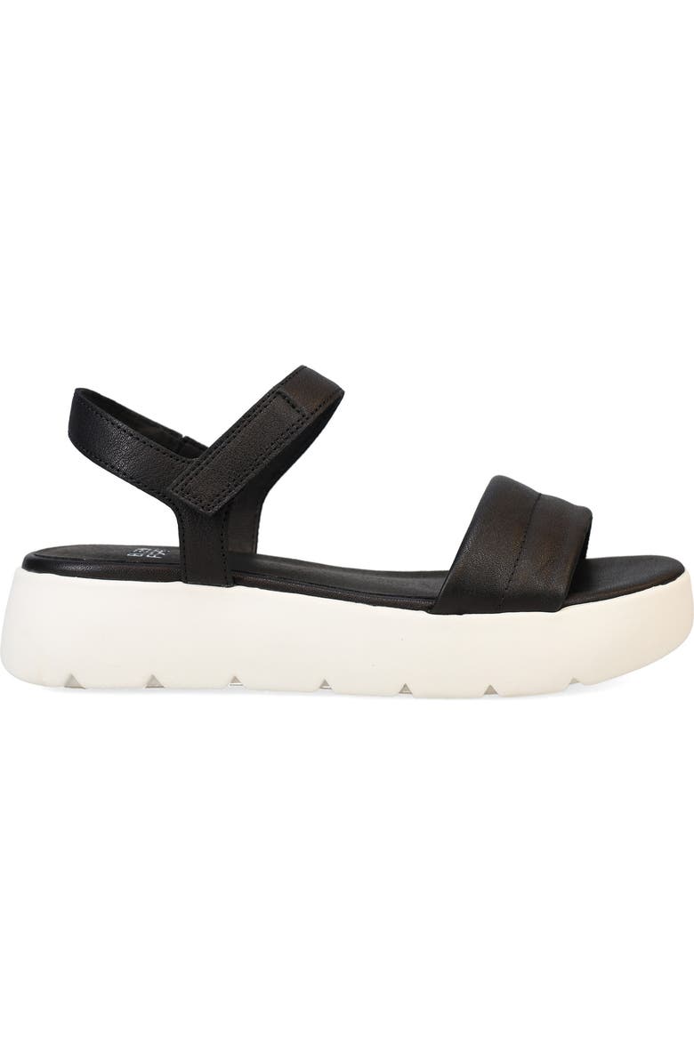 Eileen Fisher Jolie Ankle Strap Platform Sandal, Alternate, color, Black