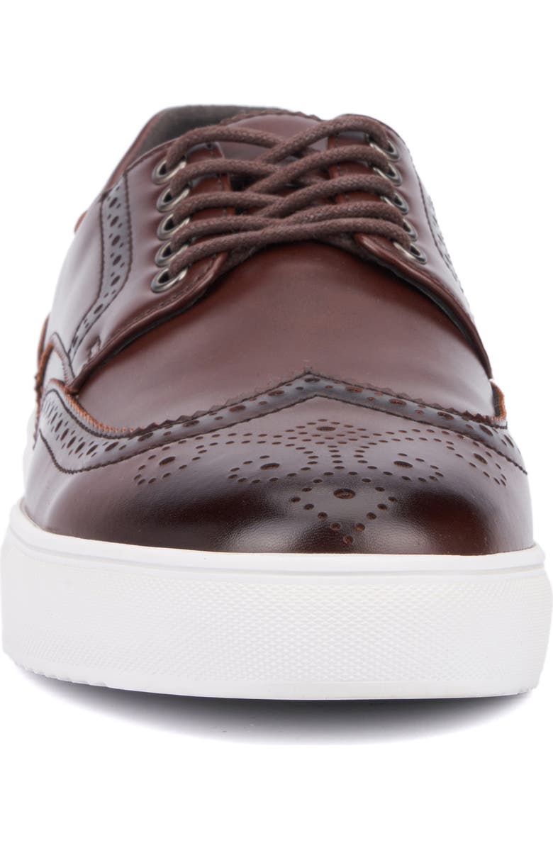 XRAY Mario Wingtip Brogue Sneaker, Alternate, color, Brown