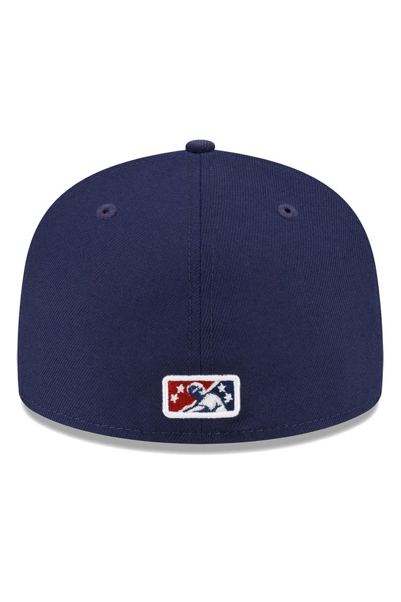 Men's New Era Navy Lehigh Valley IronPigs Authentic Collection 59FIFTY Fitted Hat, Alternate, color, Navy