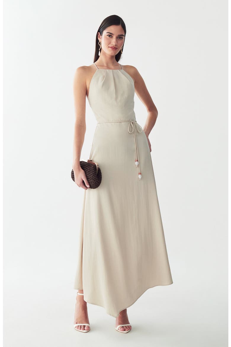 Marni Midi Dress, Main, color, Natural