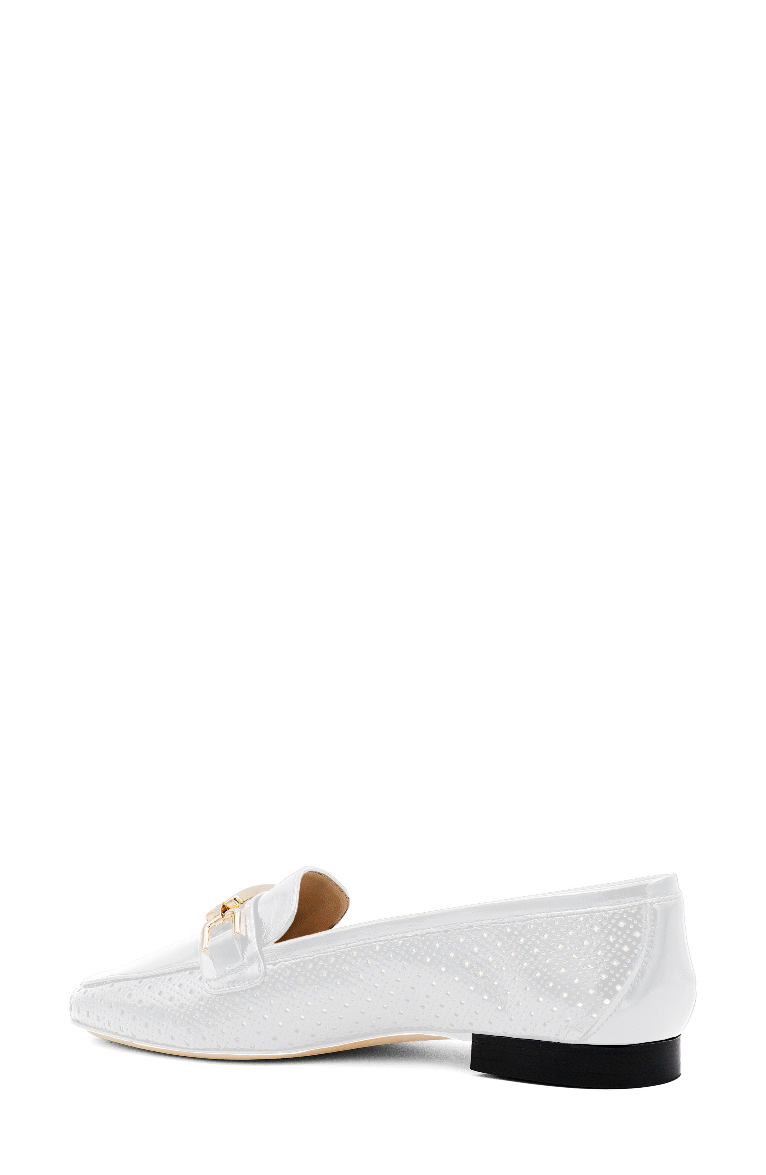 Gabbanella Perforated Loafer, Alternate, color, WHITE SOFT PAINT