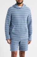 Faherty Whitewater Stripe Organic Cotton Blend Hoodie