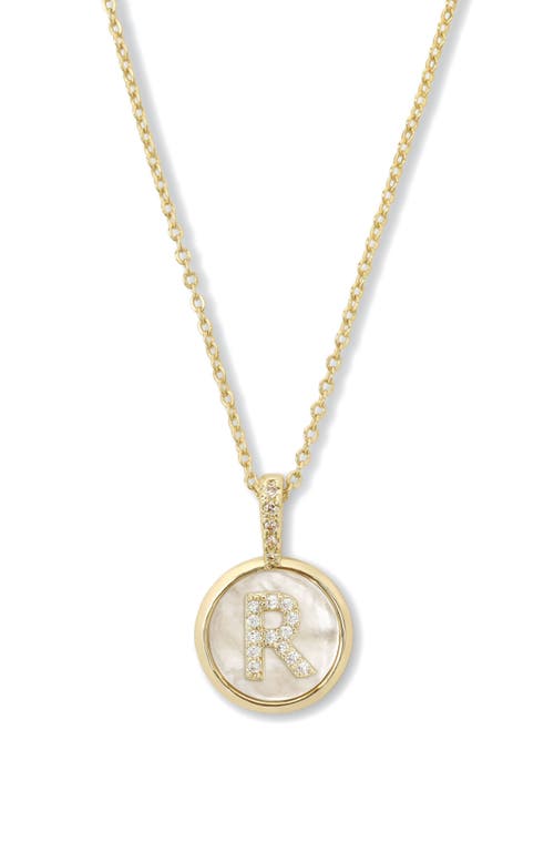 Melinda Maria Baby Love Letters Initial Pendant Necklace In Gold R