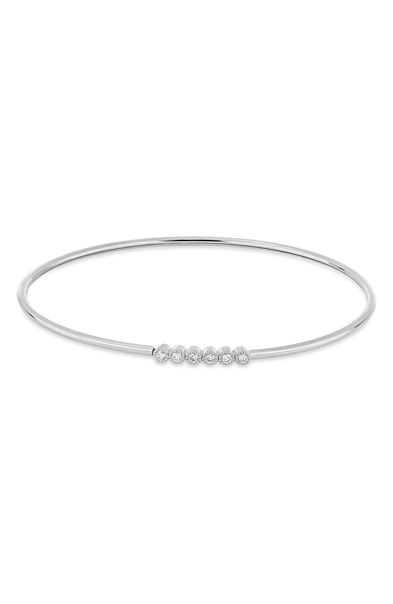 Monaco 18k Gold Diamond Bangle