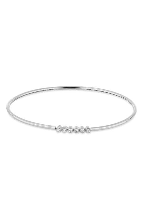 Monaco 18k Gold Diamond Bangle