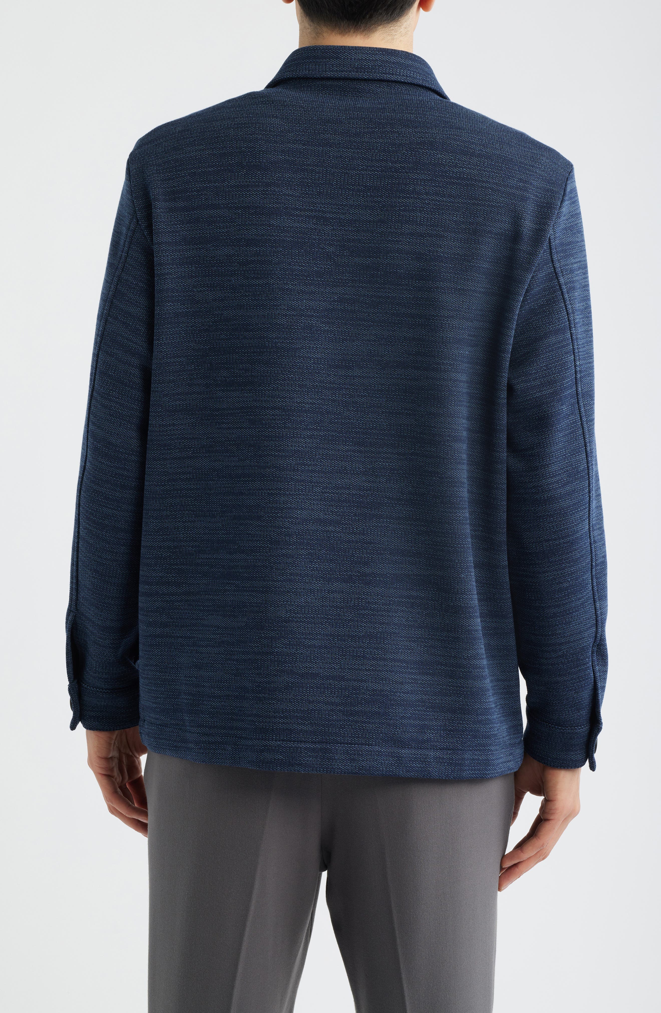 Carper Knit Shirt Jacket - image 4