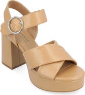 Journee Collection Akeely Block Heel Platform Sandal