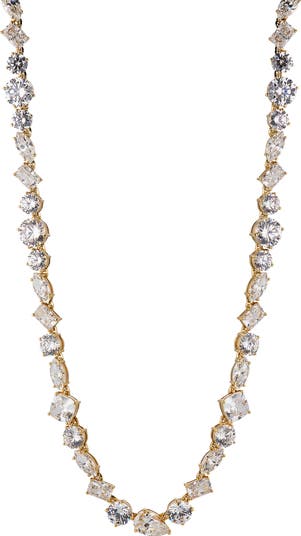 Large Cubic Zirconia Choker Necklace