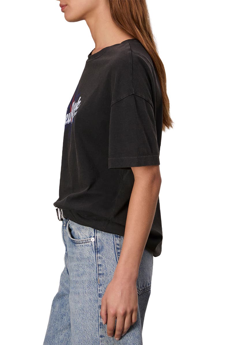 rag & bone New York Cotton Graphic Boyfriend T-Shirt, Alternate, color, 