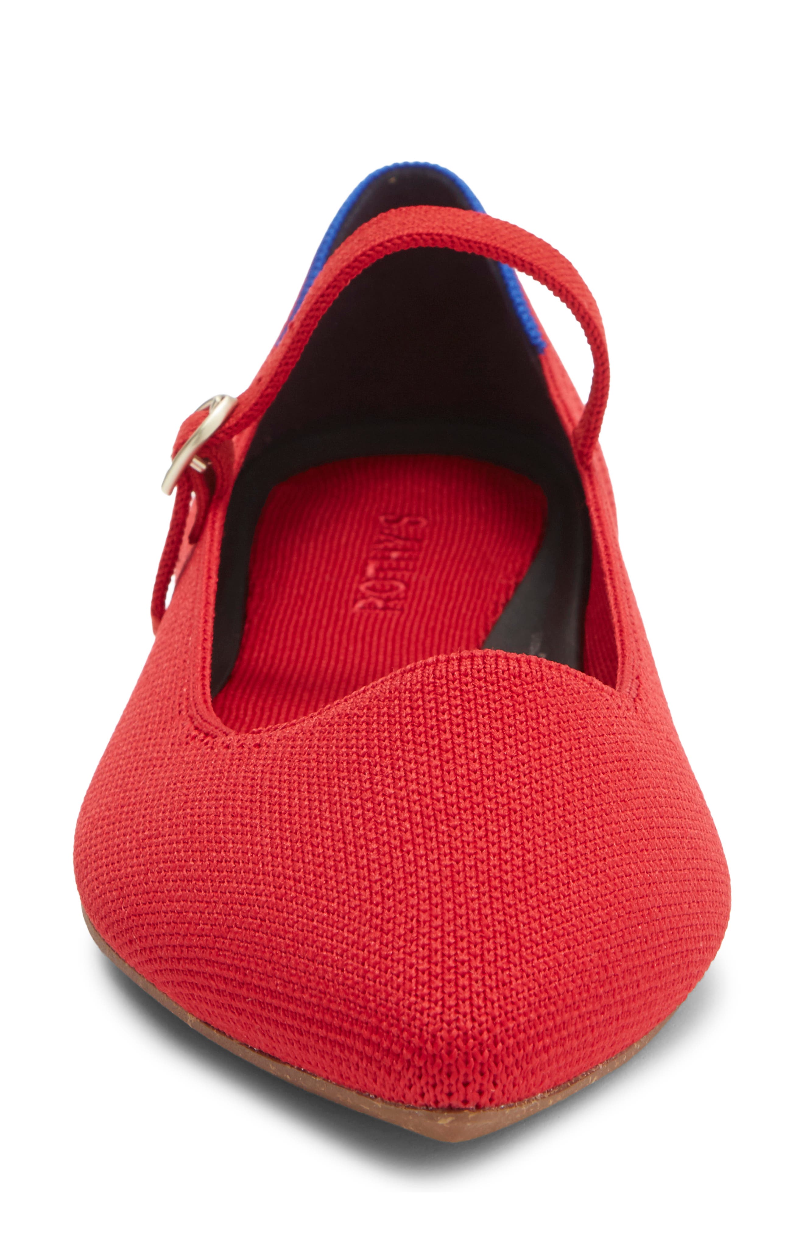 The Point Mary Jane II Flat, Alternate, color, RED CRISP