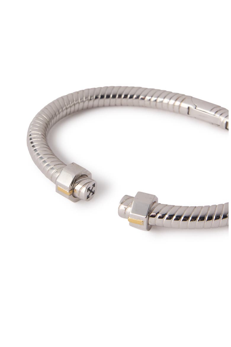 Hex Nut Cuff Bracelet, Alternate, color, YELLOW GOLD